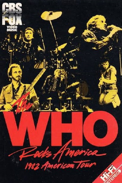 Póster de The Who Rocks America
