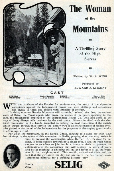 Póster de The Woman of the Mountains