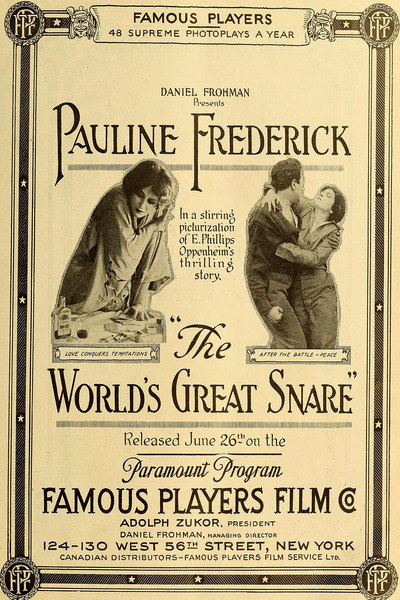 Póster de The World's Great Snare
