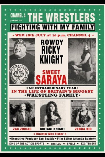 Póster de The Wrestlers: Fighting with My Family