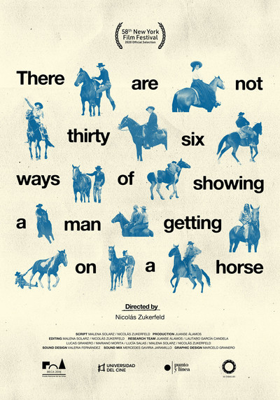 Póster de There Are Not Thirty-six Ways of Showing a Man Getting on a Horse