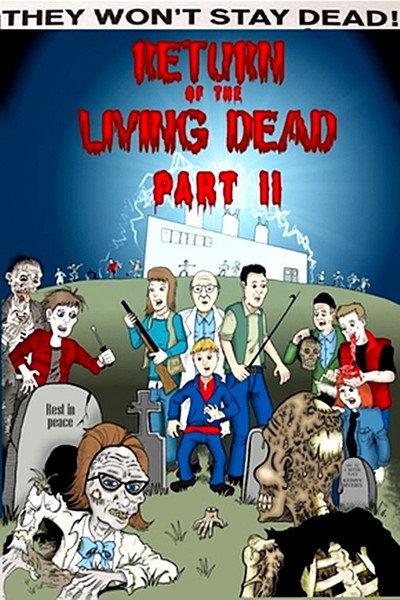 Póster de They Won't Stay Dead: A Look at Return of the Living Dead Part II
