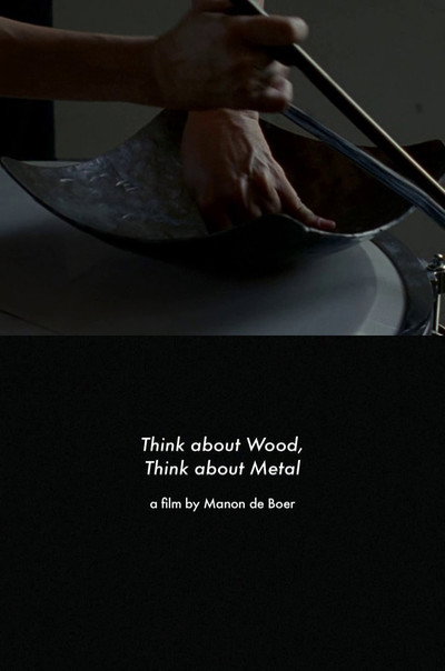 Póster de Think About Wood, Think About Metal