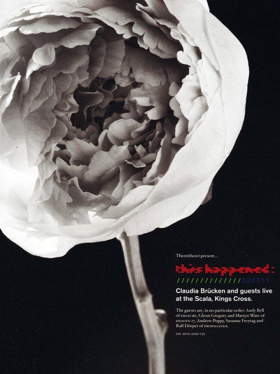 Póster de This Happened: Claudia Brucken Live at the Scala