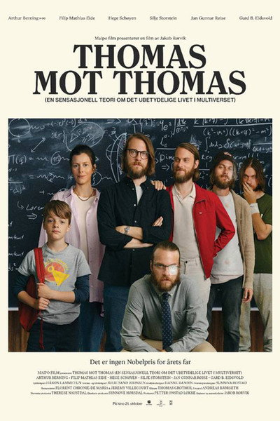 Póster de Thomas mot Thomas (en sensasjonell teori om det ubetydelige livet i multiverset)