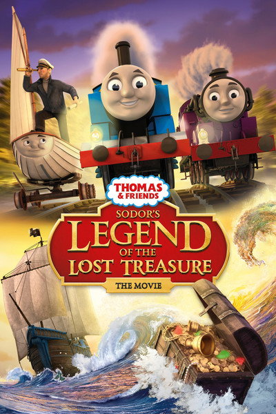 Póster de Thomas y sus amigos: La leyenda del tesoro perdido en la isla de Sodor