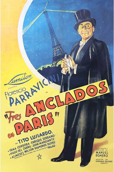 Póster de Three Argentines in Paris