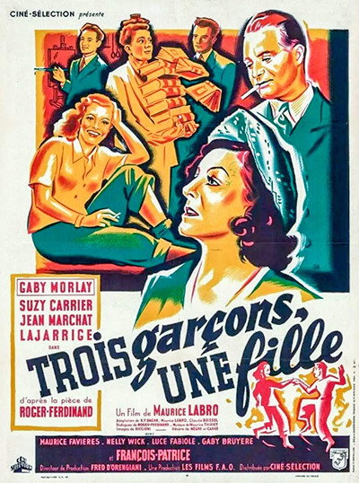 Póster de Three Boys, One Girl