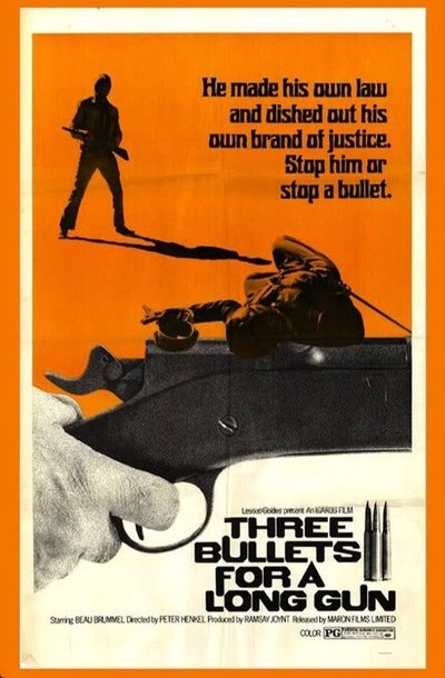 Póster de Three Bullets... for a Long Gun