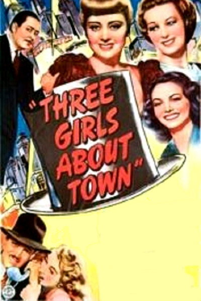Póster de Three Girls About Town