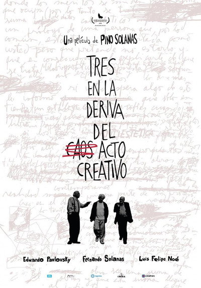 Póster de Three in the Drift of the Creative Act