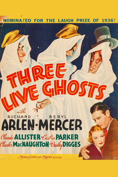 Póster de Three Live Ghosts
