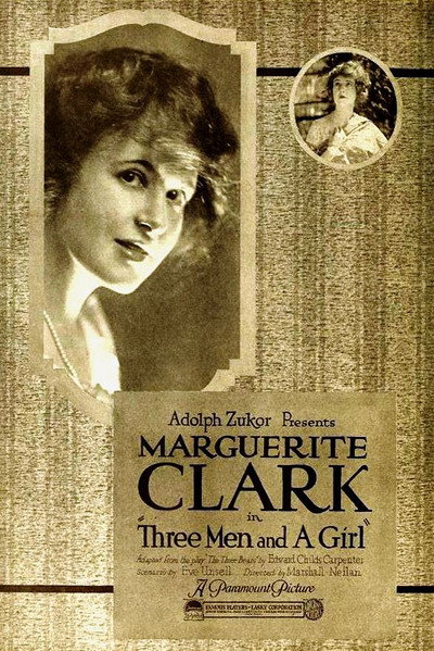 Póster de Three Men and a Girl