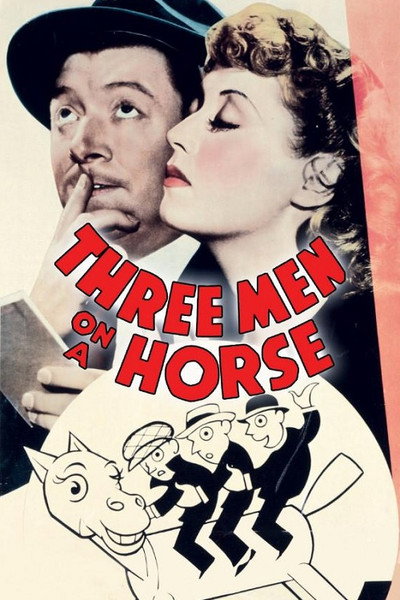 Póster de Three Men on a Horse