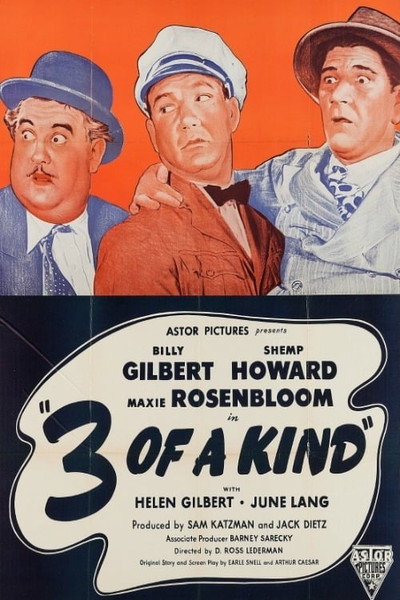 Póster de Three of a Kind