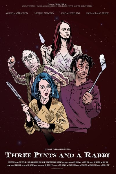 Póster de Three Pints and a Rabbi