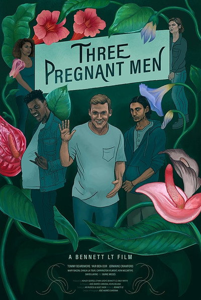 Póster de Three Pregnant Men