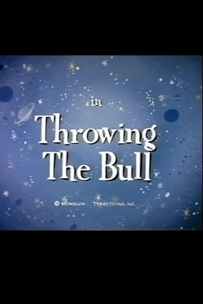 Póster de Throwing the Bull