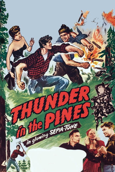 Póster de Thunder in the Pines