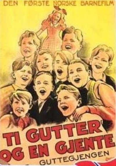 Póster de Ti gutter og en gjente