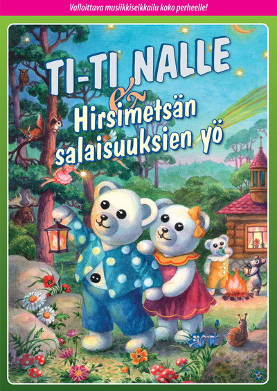 Póster de Ti-Ti Nalle & Hirsimetsän salaisuuksien yö