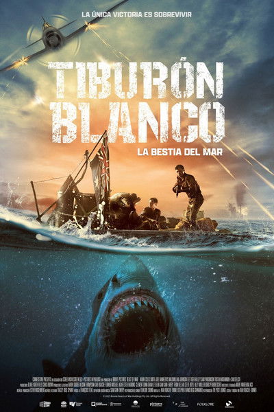 Póster de Tiburón blanco. La bestia del mar