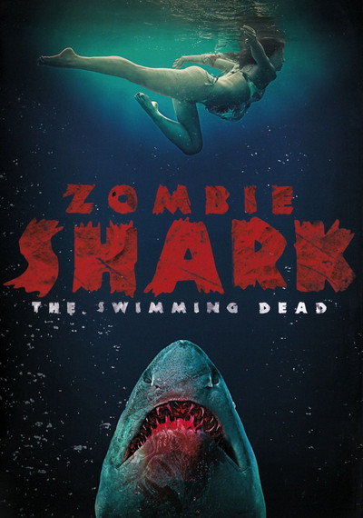 Póster de Tiburón zombie
