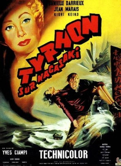 Póster de Tifón sobre Nagasaki