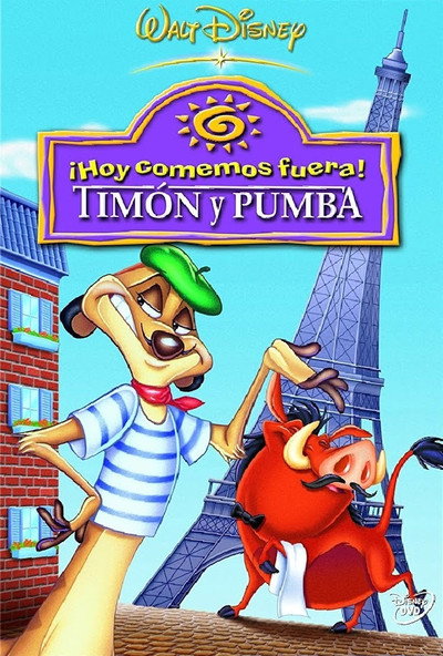 Póster de Timón y Pumba, ¡Hoy comemos fuera!