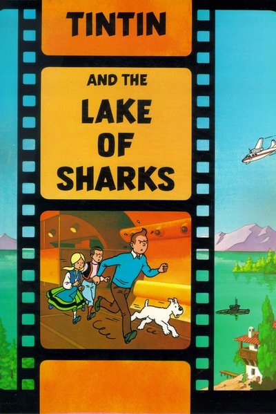 Póster de Tintín y el lago de los tiburones