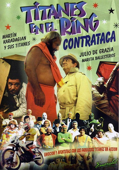 Póster de Titanes en el ring contraataca