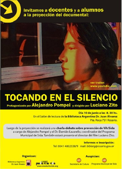 Póster de Tocando en el silencio