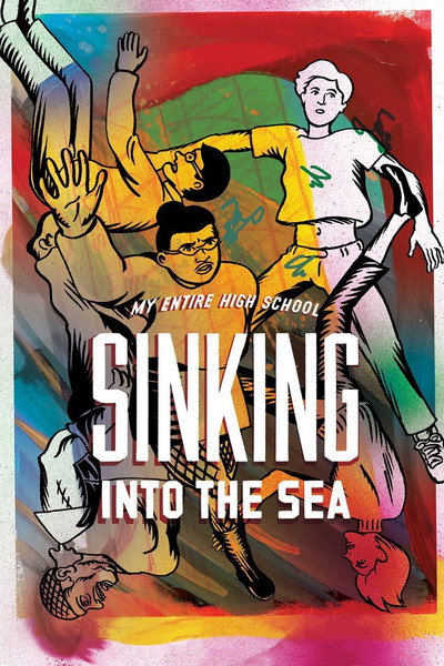 Póster de Todo mi instituto hundiéndose en el mar