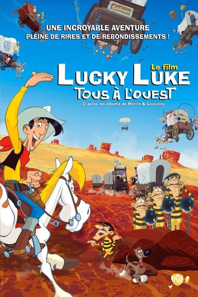 Póster de Todos al Oeste: Una aventura de Lucky Luke
