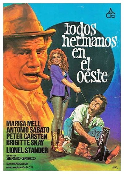 Póster de Todos hermanos en el Oeste