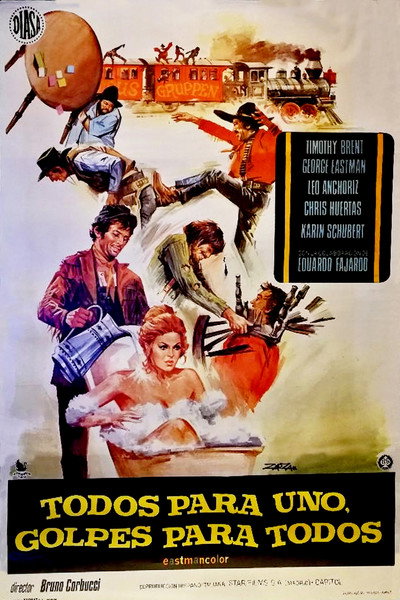 Póster de Todos para uno, golpes para todos