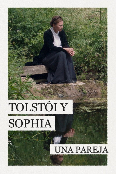 Póster de Tolstói y Sophia, una pareja