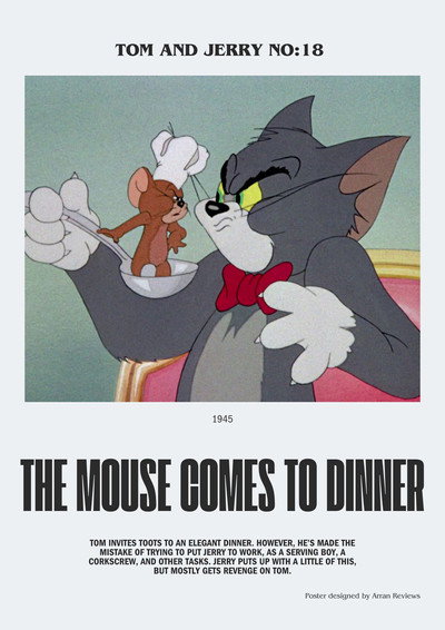 Póster de Tom & Jerry: El ratón viene a cenar