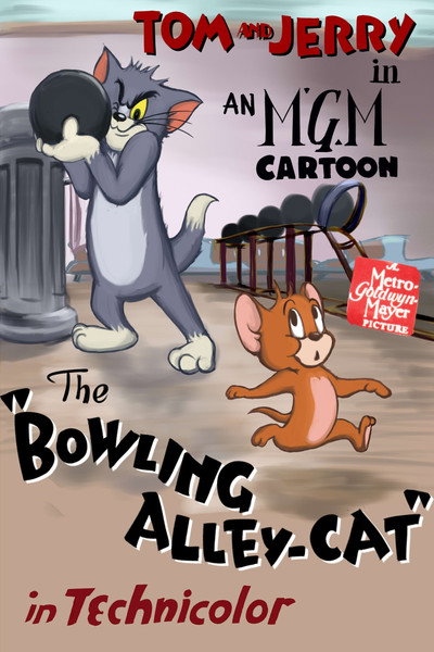 Póster de Tom & Jerry: Jugando a los bolos