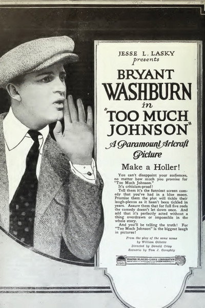 Póster de Too Much Johnson