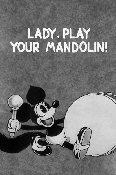 Póster de Toque su mandolina, señorita