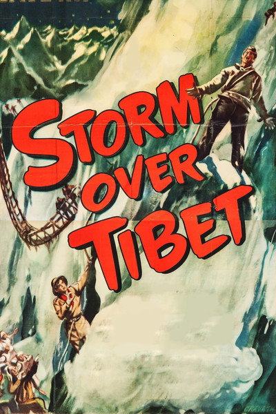 Póster de Tormenta sobre el Tíbet