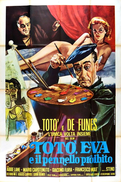Póster de Totó, Eva y lo prohibido