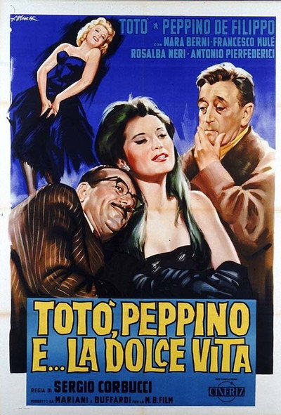 Póster de Totò, Peppino e... la dolce vita