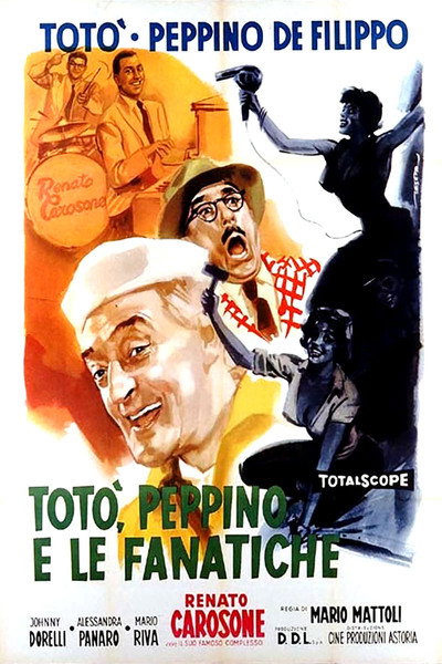 Póster de Totò, Peppino e le fanatiche