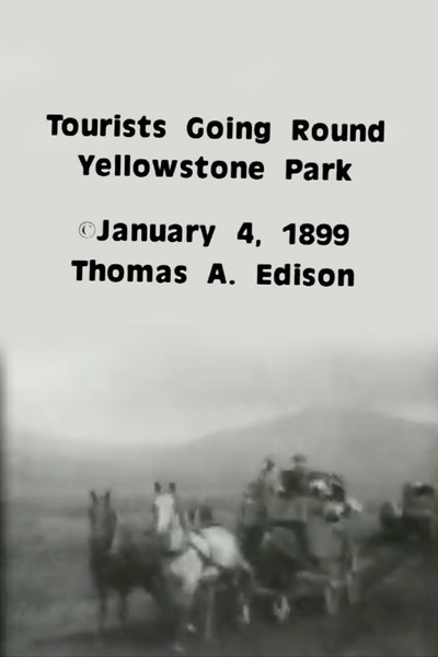 Póster de Tourists Going Round Yellowstone Park