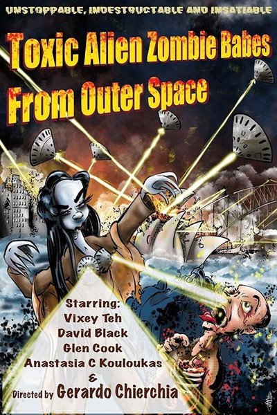 Póster de Toxic Alien Zombie Babes from Outer Space