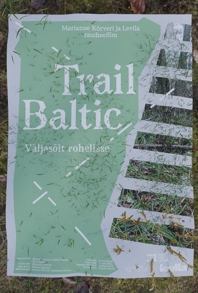 Póster de Trail Baltic. Väljasõit rohelisse