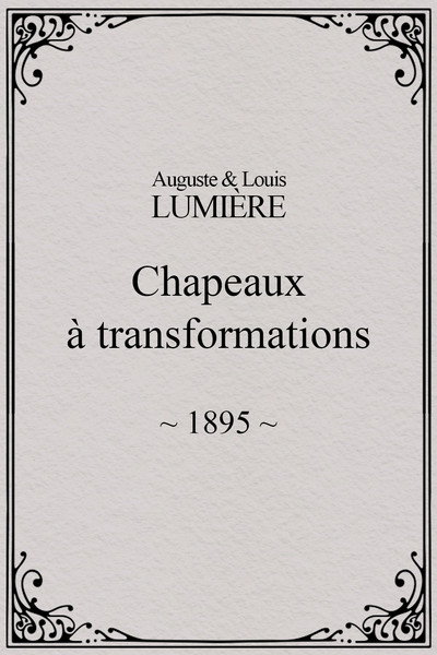 Póster de Transformation by Hats, Comic View