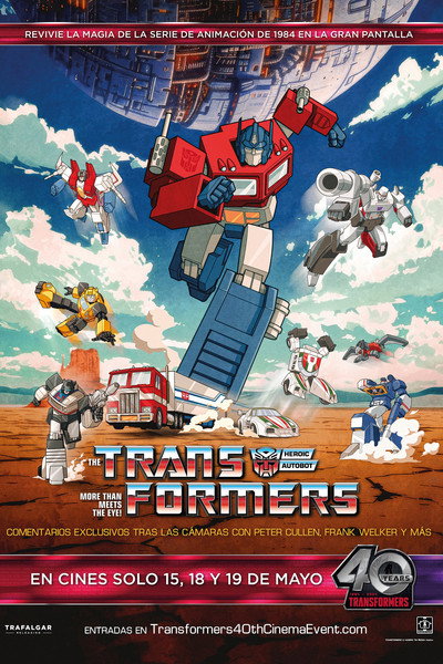 Póster de Transformers: 40° Aniversario
